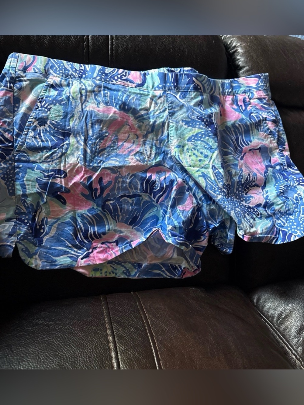 Lily Pulitzer Ocean Blue Shorts XL